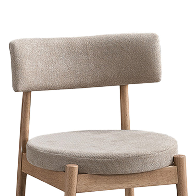 Raudi rubberwood chair in natural-beige shade 45.5x45.5x81cm