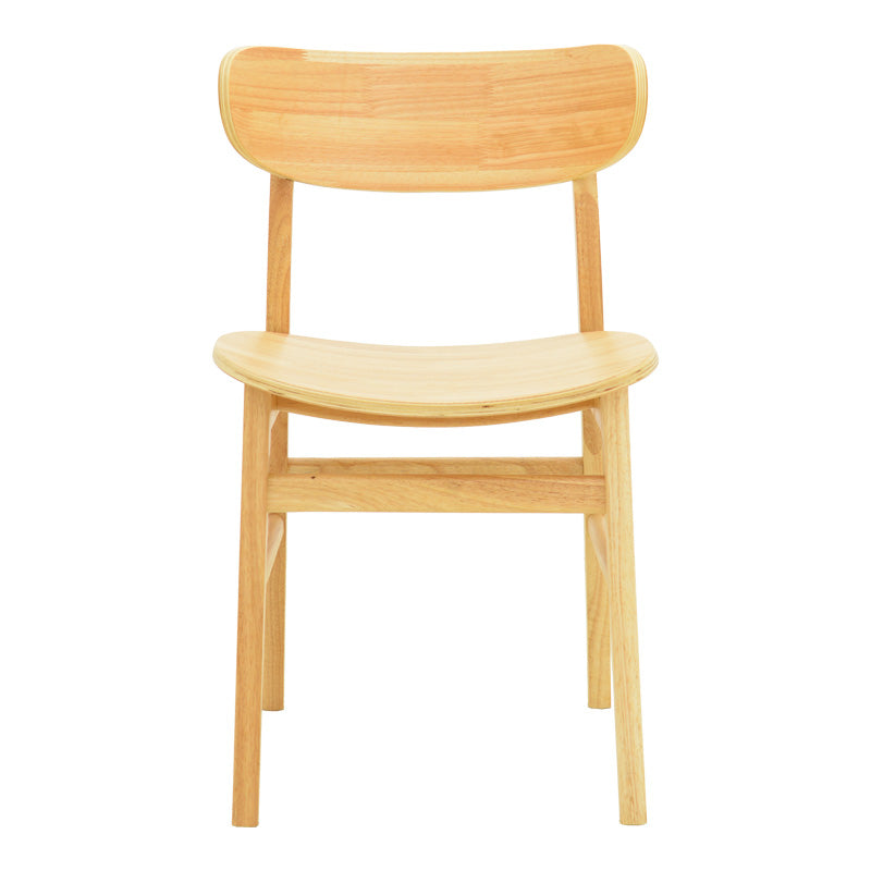 Lumnia chair rubberwood in natural shade 46x50x76cm