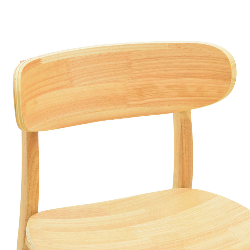 Lumnia chair rubberwood in natural shade 46x50x76cm