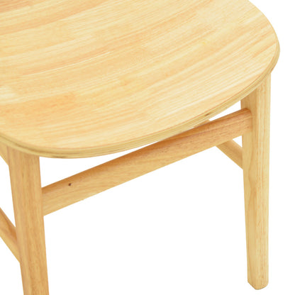 Lumnia chair rubberwood in natural shade 46x50x76cm