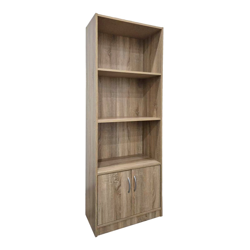 Tekaro bookcase in sonoma shade 60x29x166cm