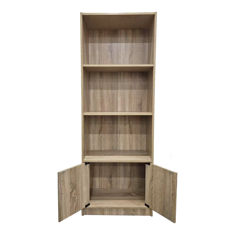 Tekaro bookcase in sonoma shade 60x29x166cm