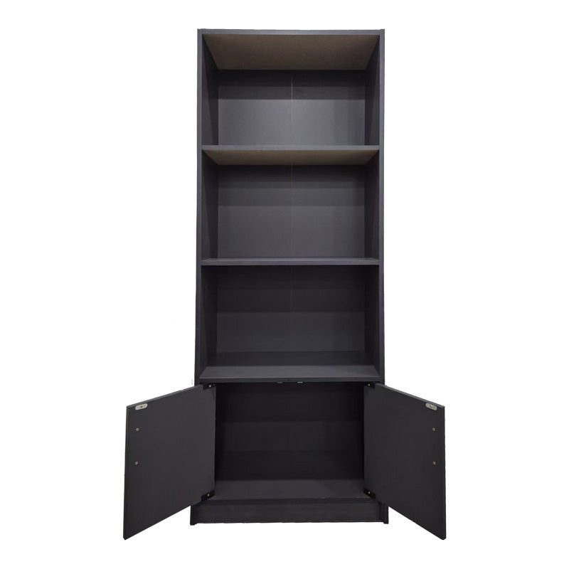 Tekaro bookcase in anthracite shade 60x29x166cm