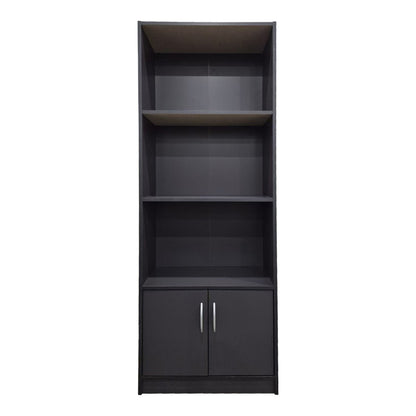 Tekaro bookcase in anthracite shade 60x29x166cm