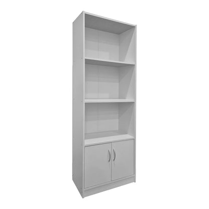 Tekaro bookcase in white shade 60x29x166cm