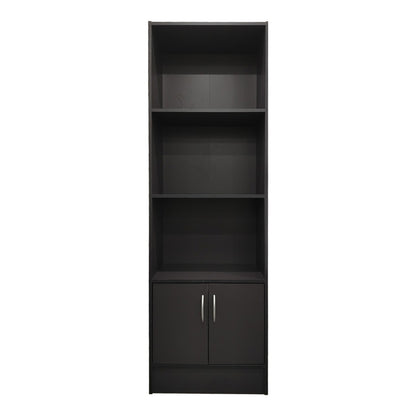 Tekaro bookcase in anthracite shade 57x33x180cm