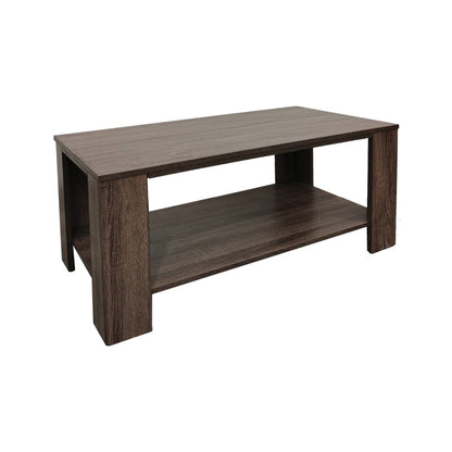 Coffee table Votalo I in walnut shade 90x50x45cm