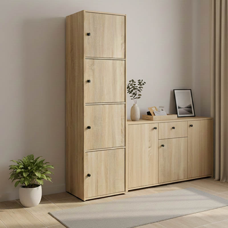 Gabino column cabinet in sonoma shade 40x39x158cm