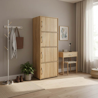Soline column cabinet in sonoma shade 40x34.5x120cm