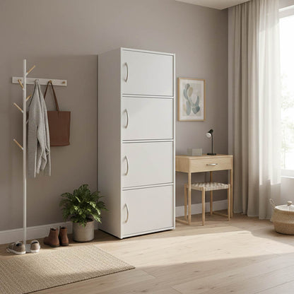 Soline pakoworld column cabinet in white shade 40x34.5x120cm
