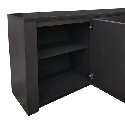 Kalya buffet in anthracite shade 220x49x89.5cm