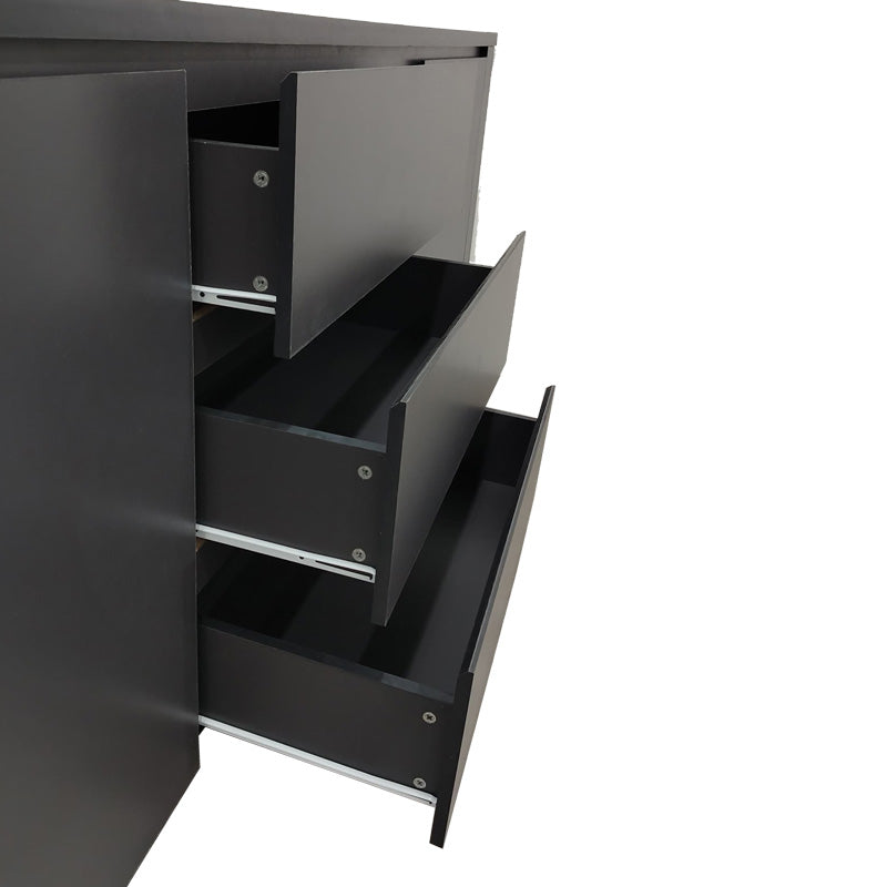 Kalya buffet in anthracite shade 220x49x89.5cm