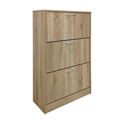 Shoe rack Savaz in sonoma 60x24x114cm