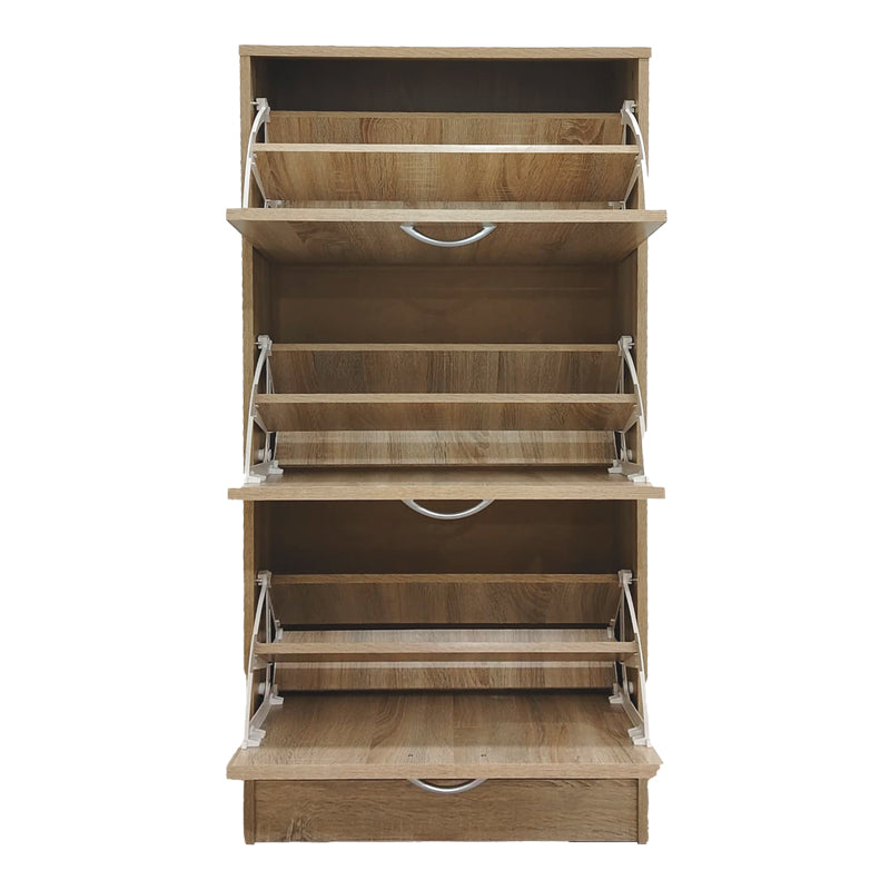 Shoe rack Savaz in sonoma 60x24x114cm
