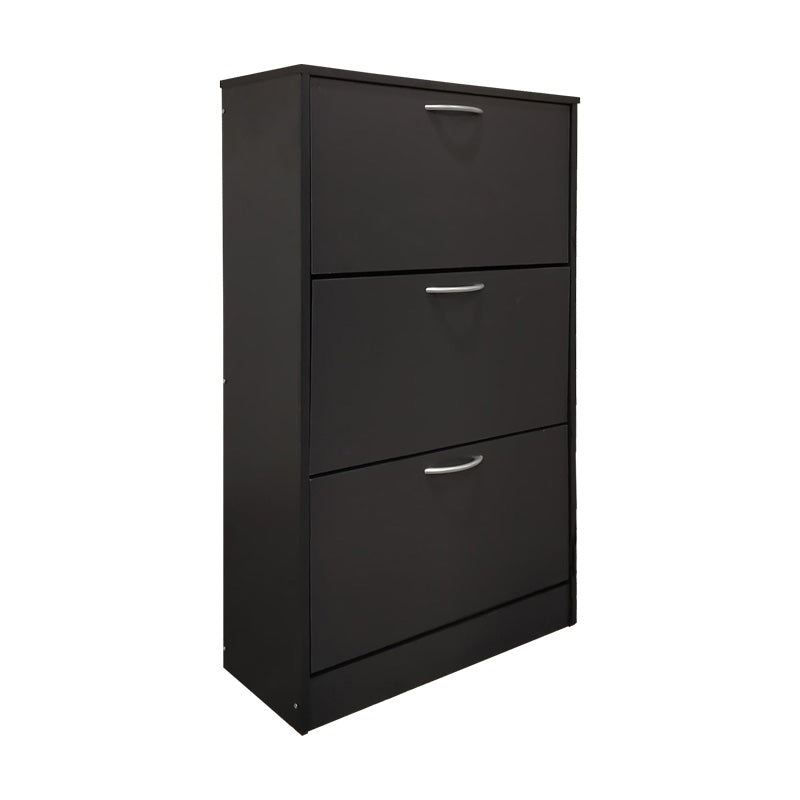 Shoe rack Savaz in anthracite 60x24x114cm