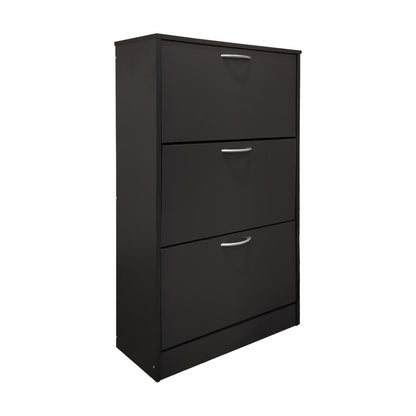 Shoe rack Savaz in anthracite 60x24x114cm