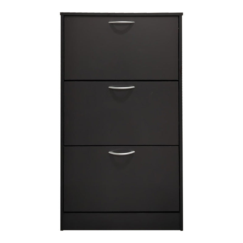 Shoe rack Savaz in anthracite 60x24x114cm