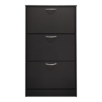 Shoe rack Savaz in anthracite 60x24x114cm