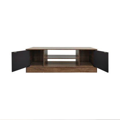 Sasa pakoworld TV cabinet in oak-anthracite shade 120x35x41.5cm
