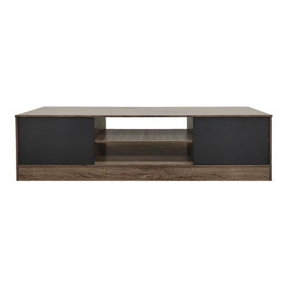 Sasa pakoworld TV cabinet in oak-anthracite shade 150x35x41.5cm