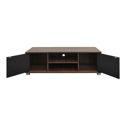Serank TV cabinet in oak-anthracite shade 120x40x40cm