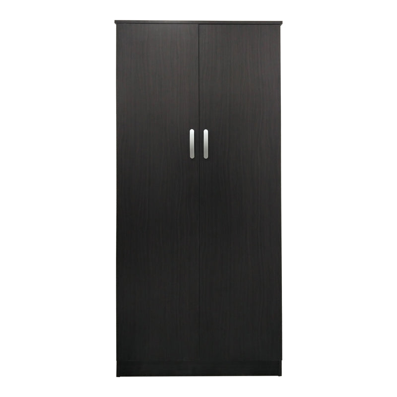 Two-door wardrobe Athos pakoworld in wenge color 80x42x180cm