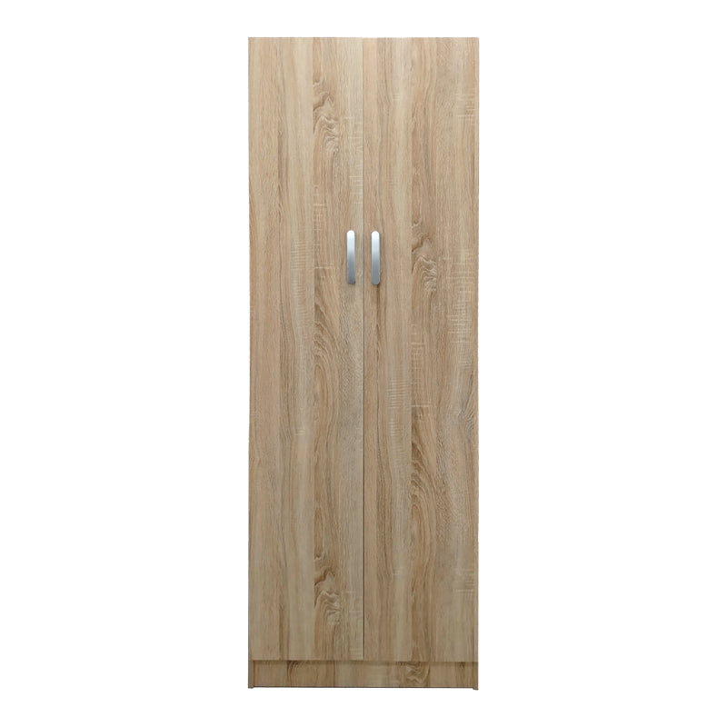 Two-door wardrobe Athos pakoworld in sonoma color 60x42x180cm