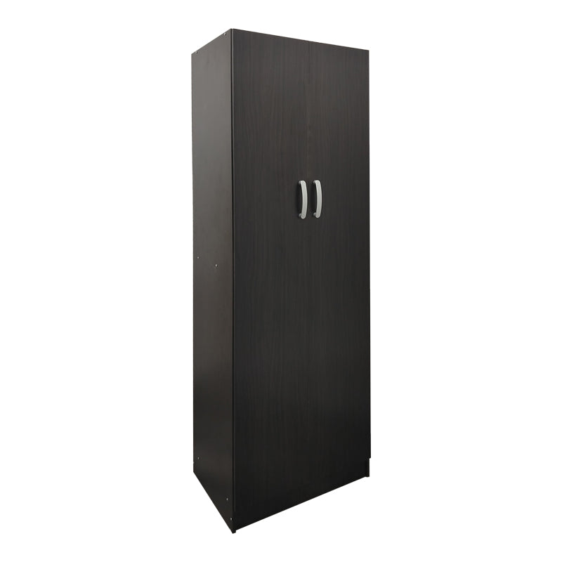 Two-door wardrobe Athos pakoworld in wenge color 60x42x180cm
