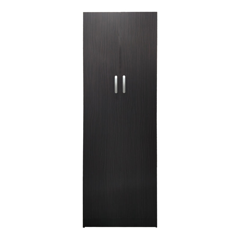 Two-door wardrobe Athos pakoworld in wenge color 60x42x180cm