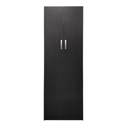Two-door wardrobe Athos pakoworld in wenge color 60x42x180cm