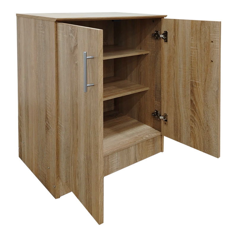 Shoe cabinet for 6 pairs of shows Souken in sonoma color 60x40x80cm