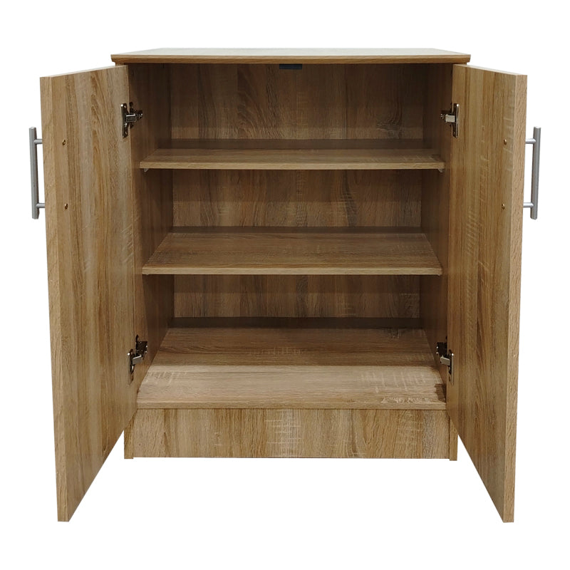 Shoe cabinet for 6 pairs of shows Souken in sonoma color 60x40x80cm