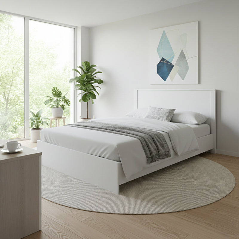 Athos bed in white shade 140x200 cm