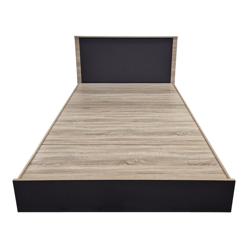Athos bed in sonoma-anthracite shade 140x200 cm