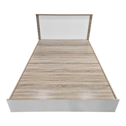 Athos bed in sonoma-white shade 140x200 cm