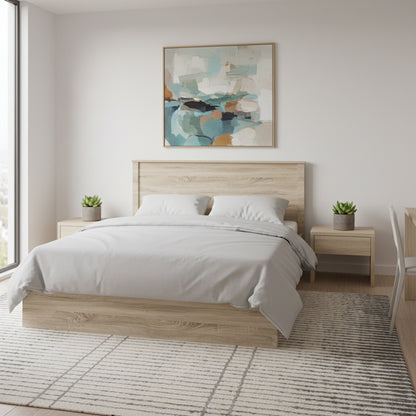 Athos bed in sonoma shade 160x200 cm