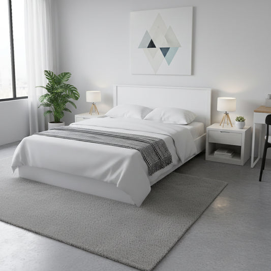 Athos bed in white shade 160x200 cm
