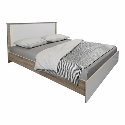 Athos bed in sonoma -white shade 160x200 cm