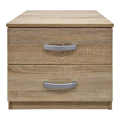 Athos bedside tables in sonoma shade 48x40x41.5cm