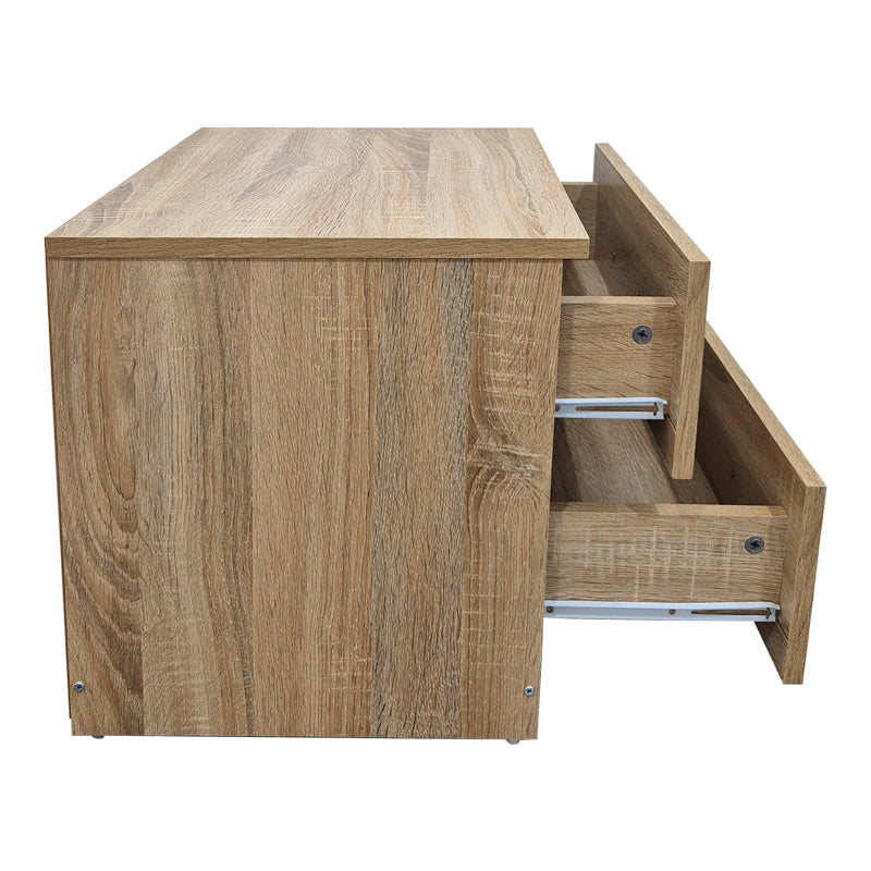 Athos bedside tables in sonoma shade 48x40x41.5cm