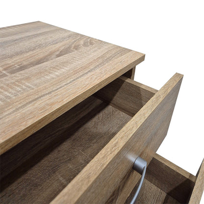 Athos bedside tables in sonoma shade 48x40x41.5cm