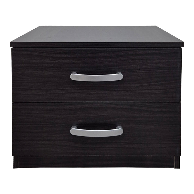 Athos bedside tables in wenge shade 48x40x41.5cm