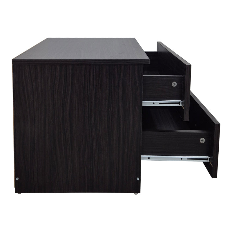 Athos bedside tables in wenge shade 48x40x41.5cm