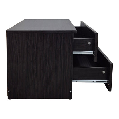Athos bedside tables in wenge shade 48x40x41.5cm