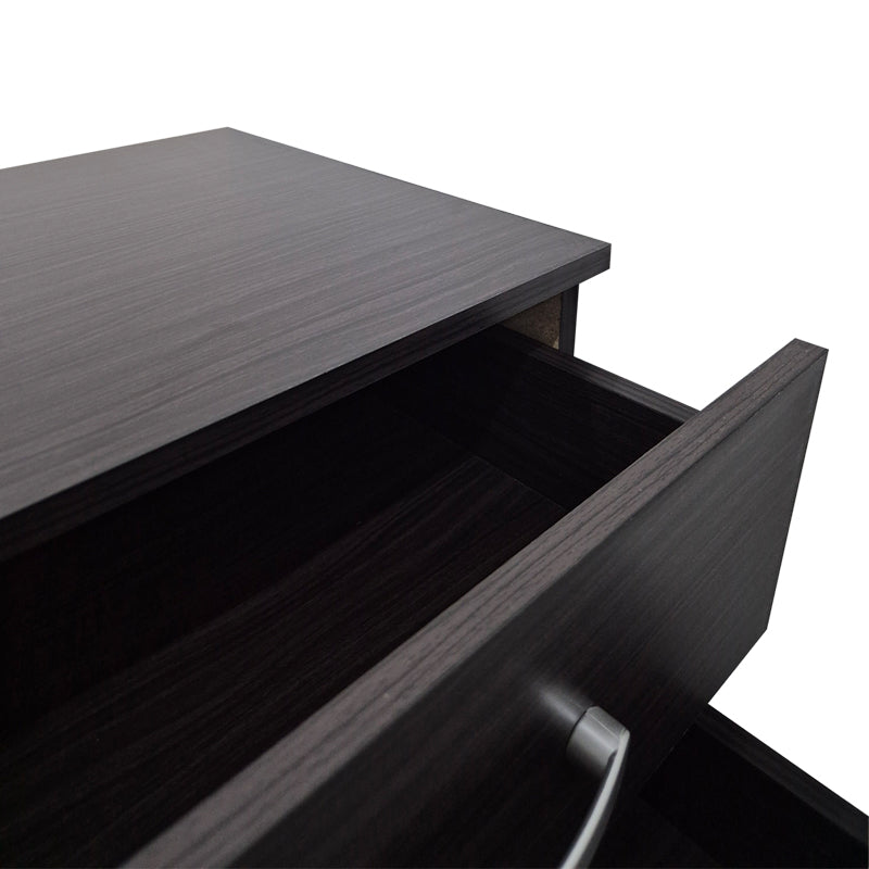 Athos bedside tables in wenge shade 48x40x41.5cm