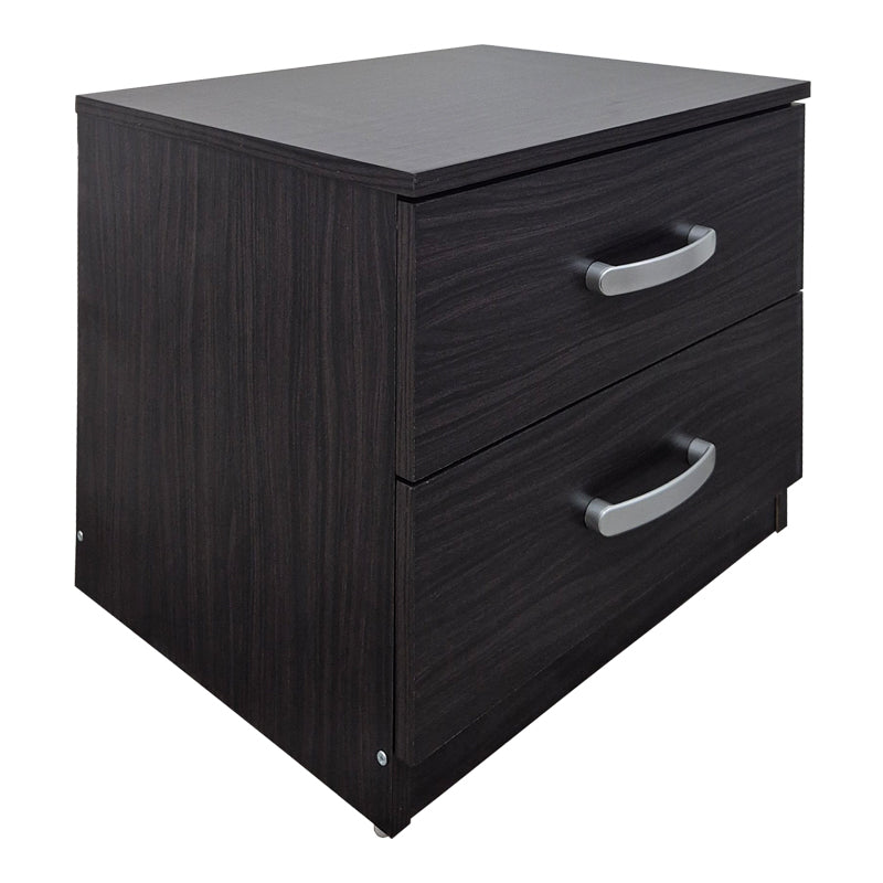 Athos bedside tables in wenge shade 48x40x41.5cm
