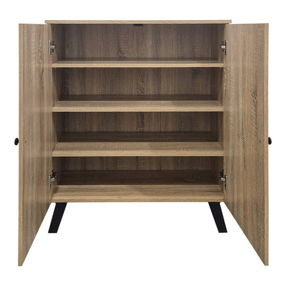 Shoe rack-cabinet Cathi sonoma 80x34x95cm