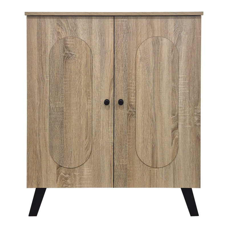 Shoe rack-cabinet Cathi sonoma 80x34x95cm