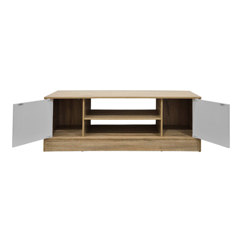 Sasa TV cabinet sonoma-white 120x35x41.5cm