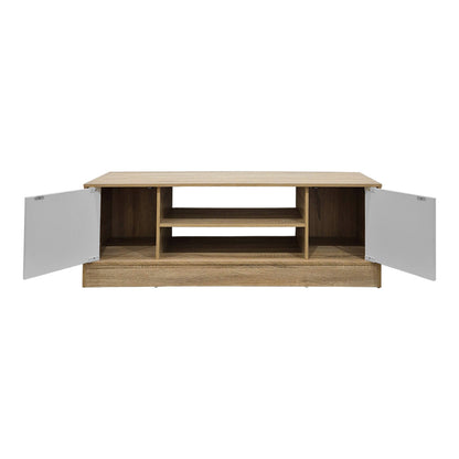 Sasa TV cabinet sonoma-white 120x35x41.5cm
